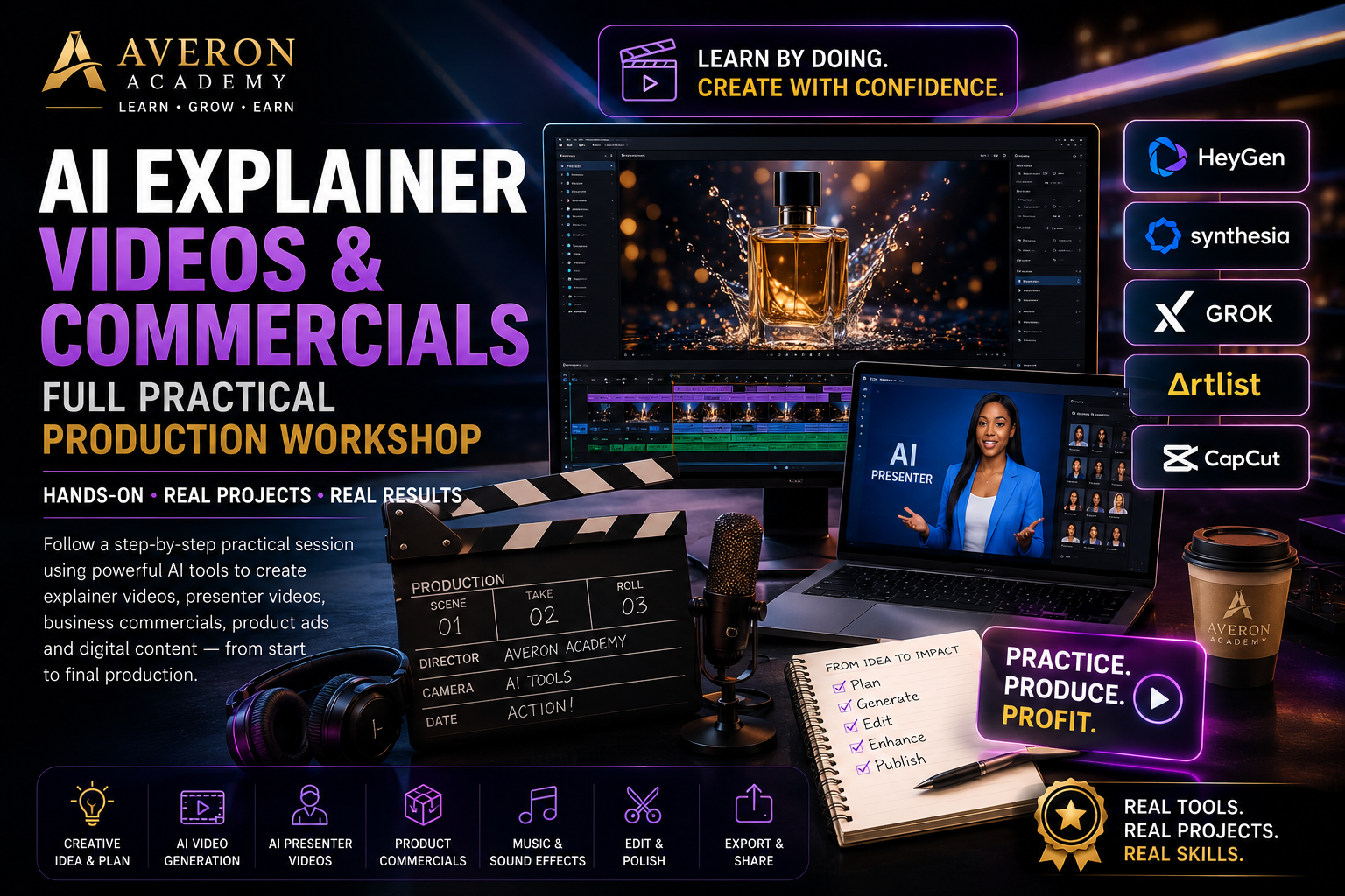 AI Explainer Videos, Commercials & Digital Content Production