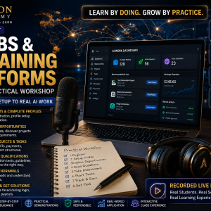 AI Jobs & AI Training Platforms: From Beginner to Paid AI Work LIVE CLASS