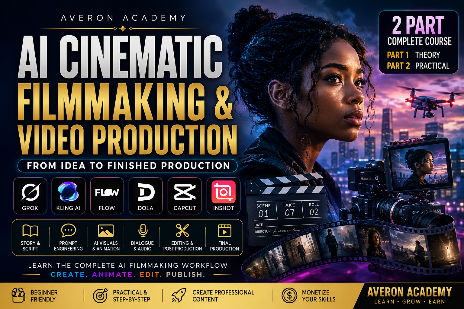 AI Cinematic Filmmaking & Video Production: From Idea to Finished Production